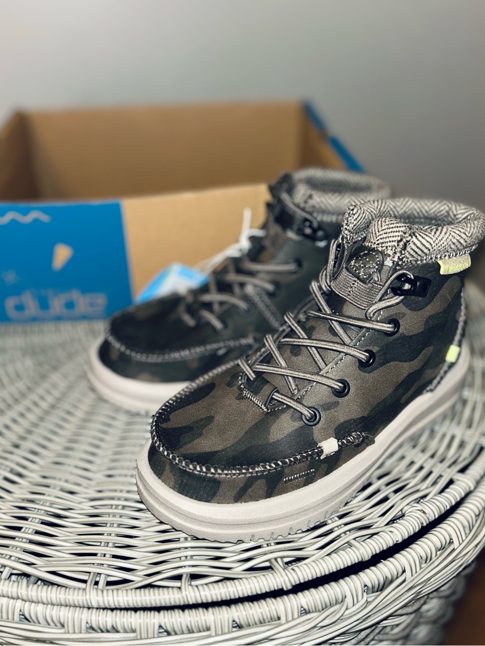 Hey Dude High Top Sneakers NWT